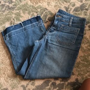 Gap Wide leg high rise jeans